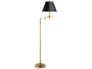DORCHESTER - Swing Arm Floor Lamp in Antique-Burnished Brass by Visual Comfort Europe - view 2
